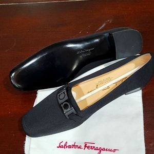 Salvatore Ferragamo Boutique black dress shoes